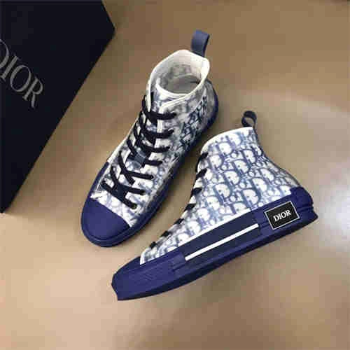 ComfortFit DR B23 HIGH TOP OBLIQUE SNEAKER BLUE 1176