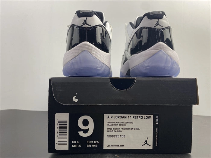 Jordan 11 Retro Low Concord 528895- Breathable 4113
