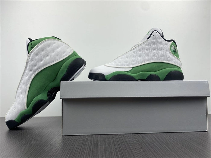 Jordan 13 Retro White Lucky Green DB6537- Trendy 4172