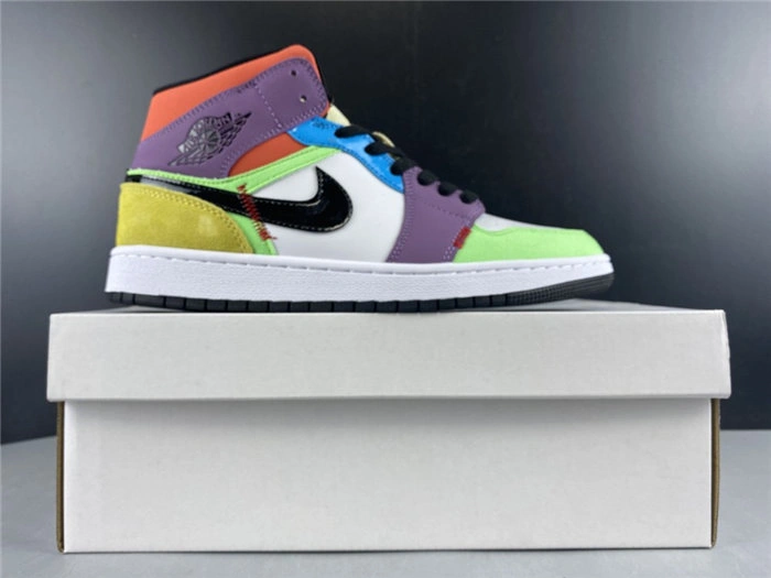 Jordan1 Mid SE Multi-Color CW1140- Unique 3755