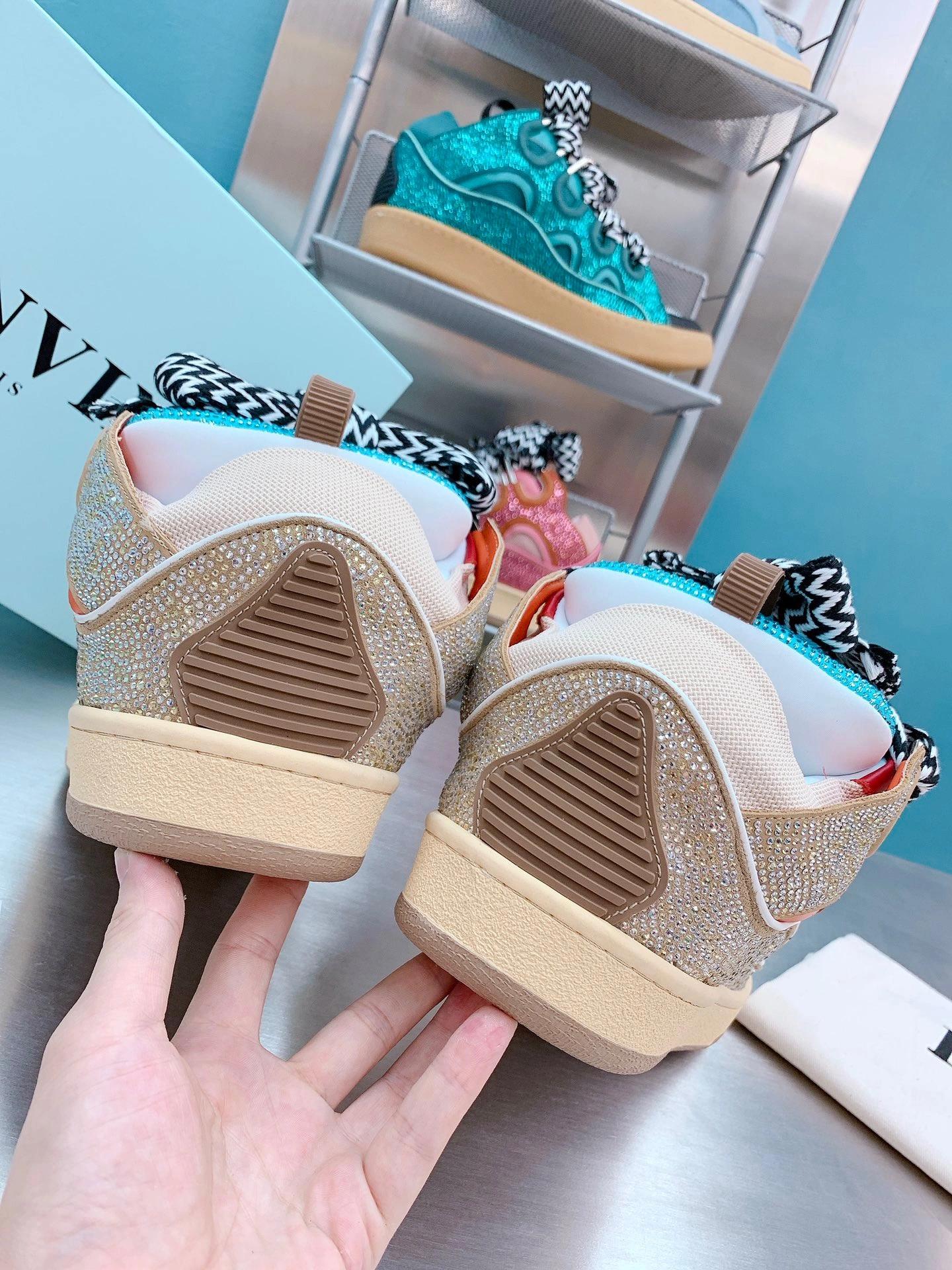 Lanvon Curb Sneaker Elegant 876