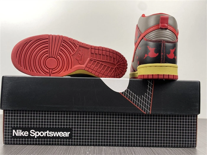 Nike Dunk High 1985 Red Acid Wash DD9404- Seasonal 4779