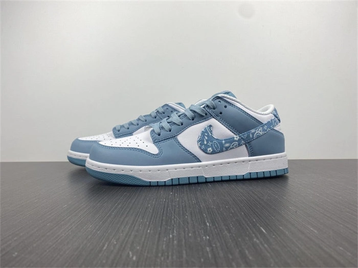 Nike Dunk Low Essential Paisley Pack Worn Blue DH4401- Sleek 4764