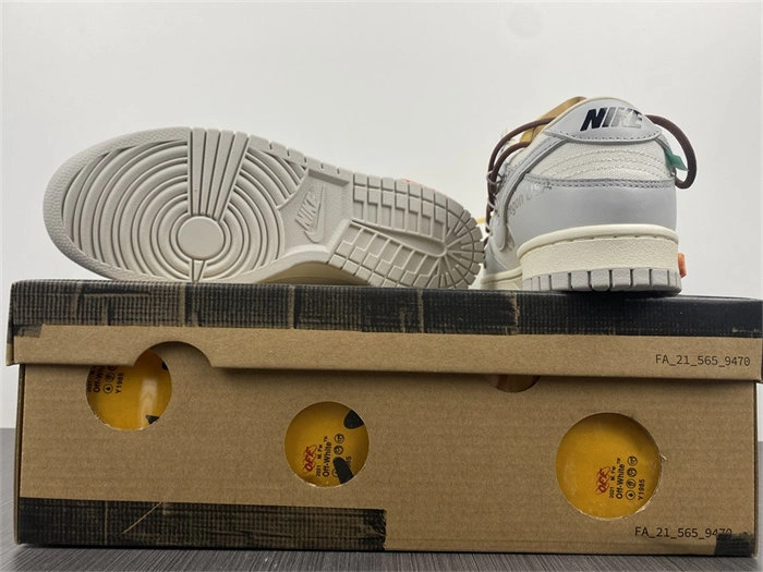 TimelessDesign Nike Dunk Low Off-White Lot 46 DM1602- 5069
